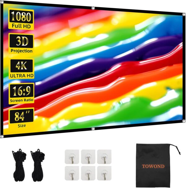 Projector Screen 84 inch